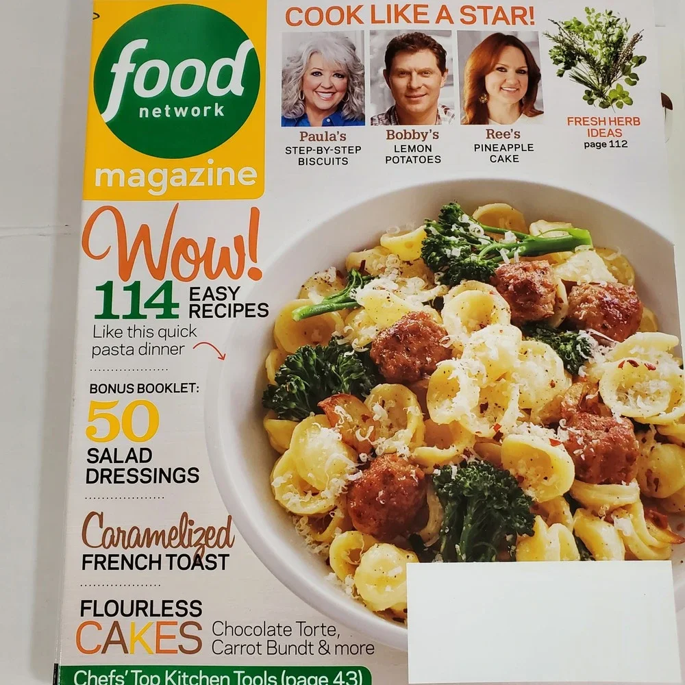 Food Network Magazine 2013 Lot of 3 March April July August Recipes Cooking Star